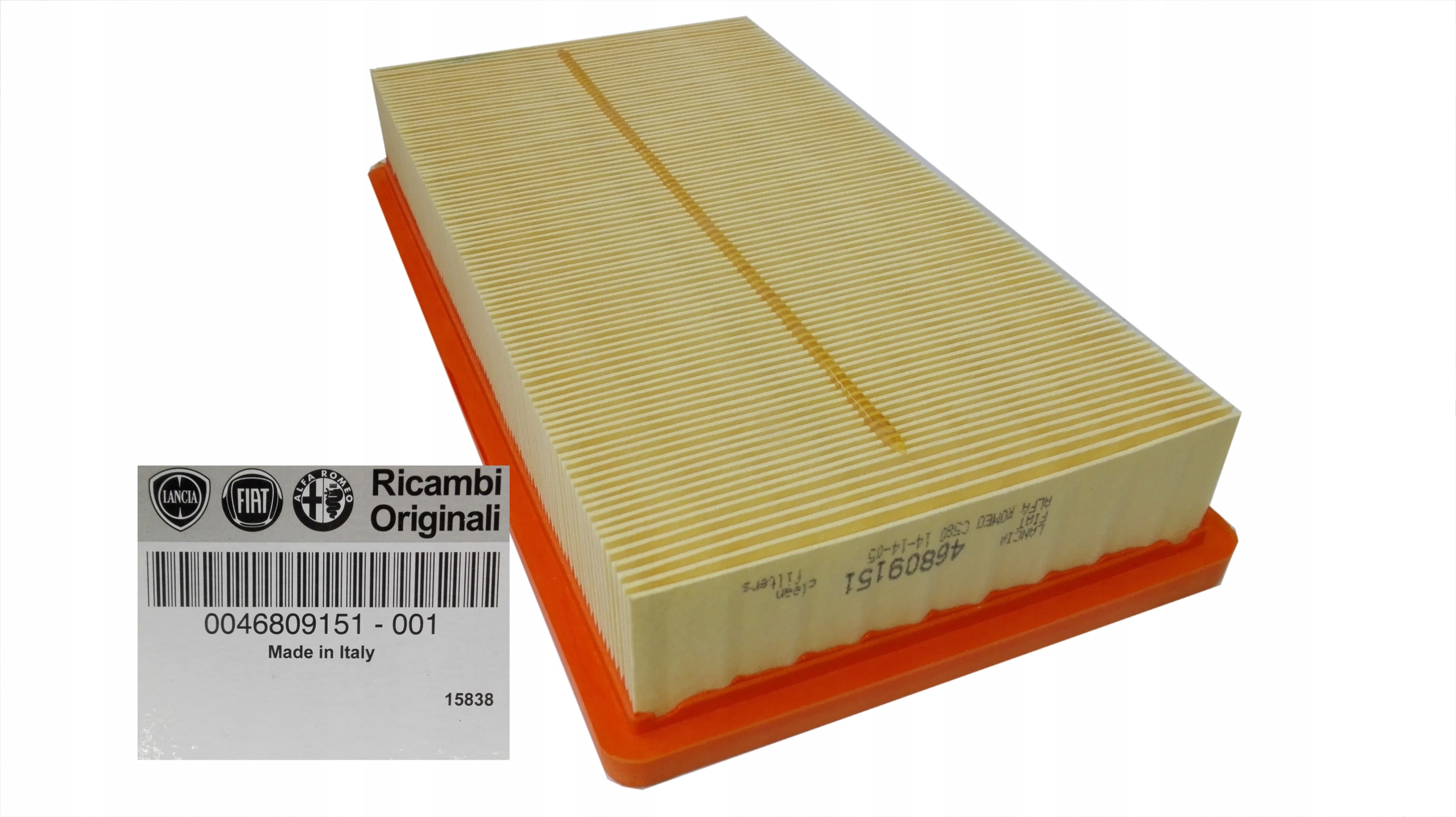 FILTRO ARIA FIAT STILO (1.6) 46809151